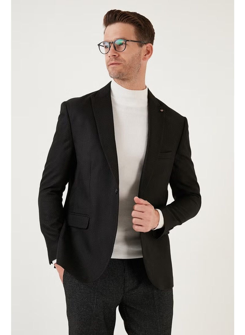 Buratti 6 Drop Double Slit Slim Fit Blazer Men's Jacket 659001 - Image 4